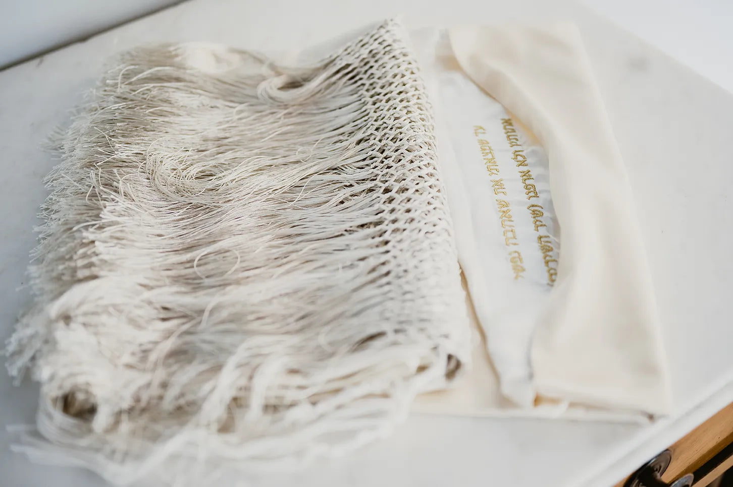 Wedding Tallit tzitzit