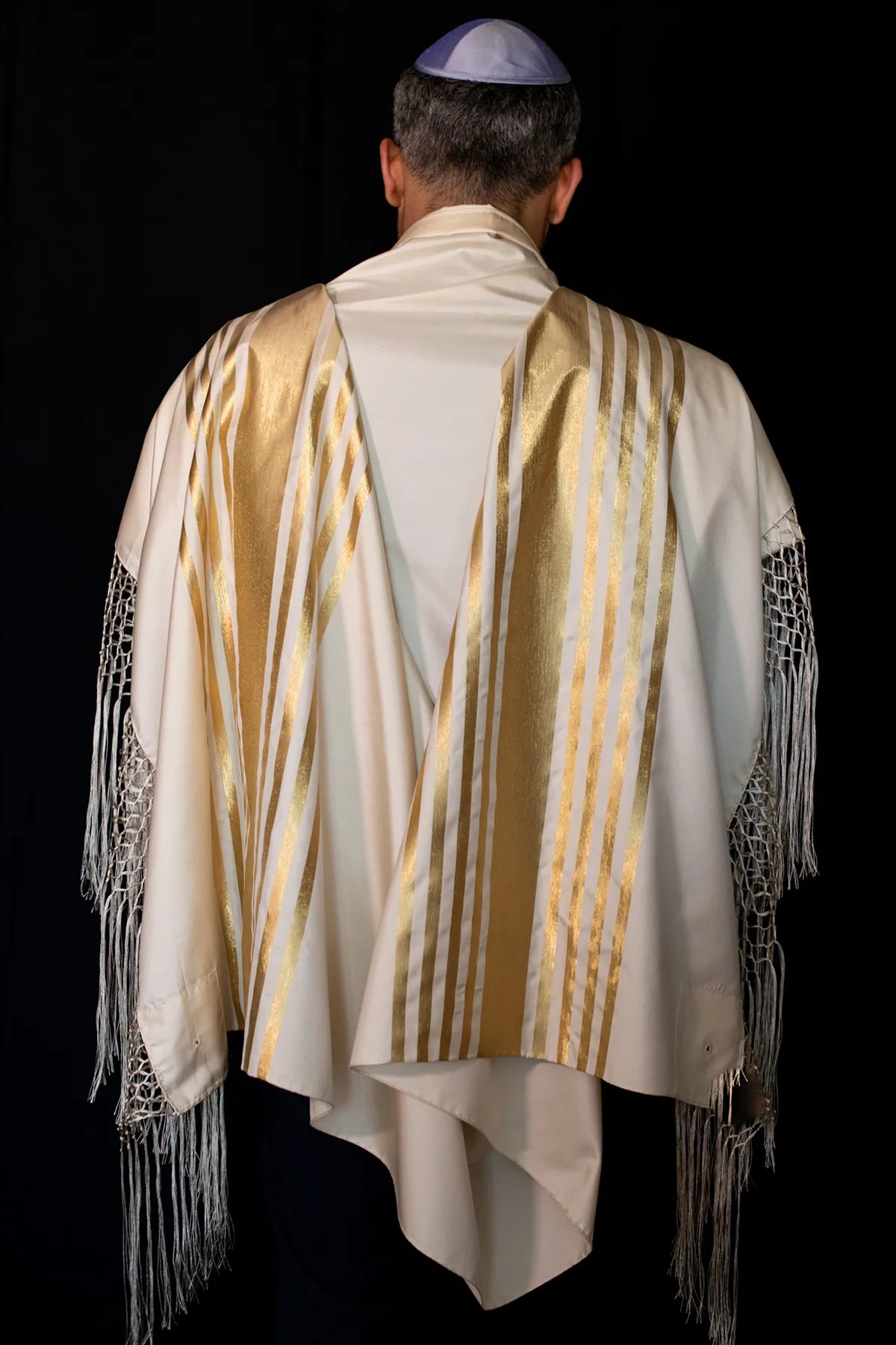 Gold large Tallit back