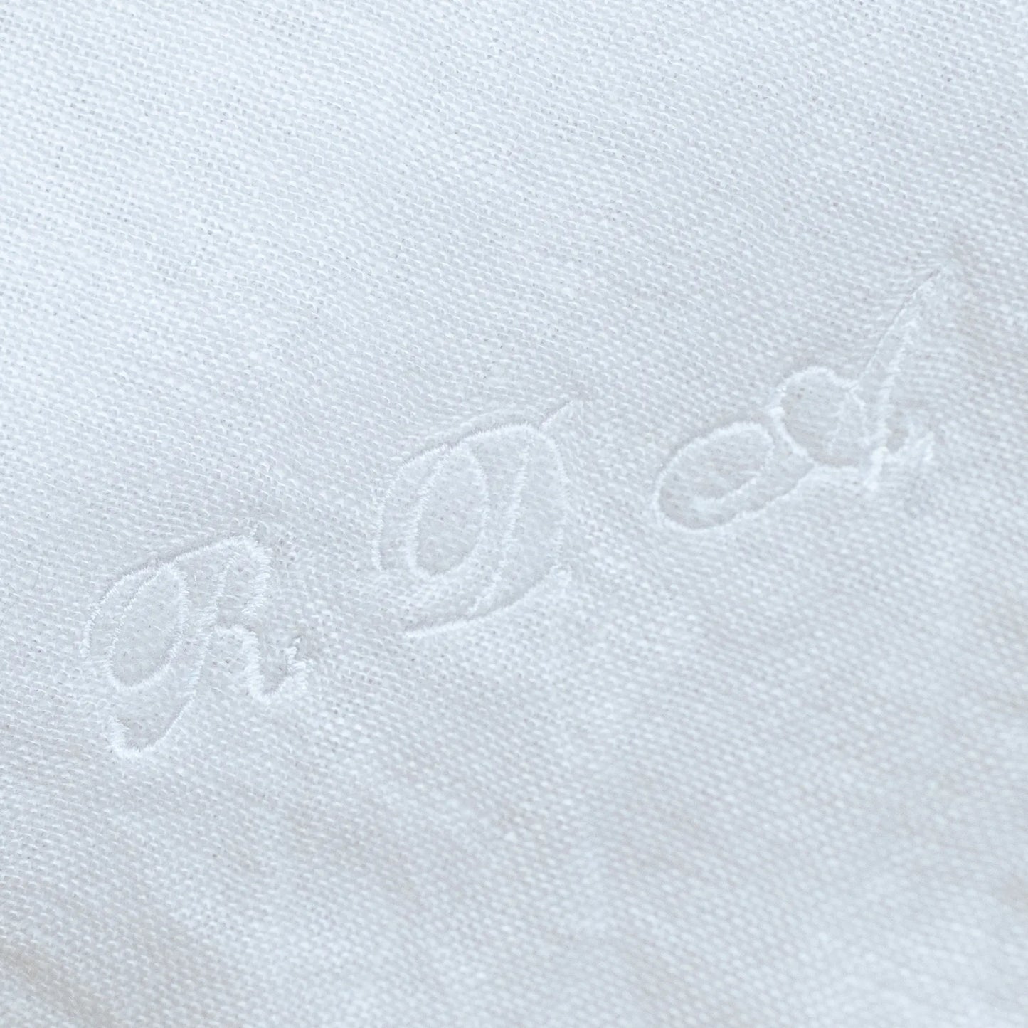 Wedding Handkerchief closeup 