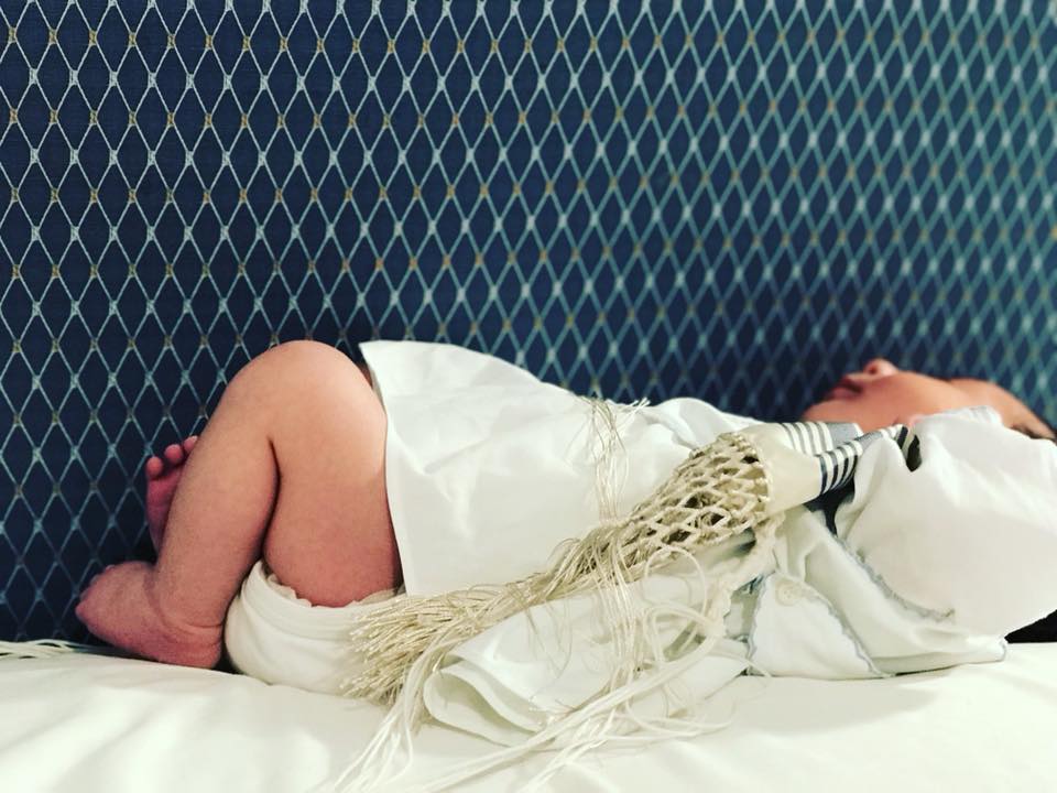 baby with tallit