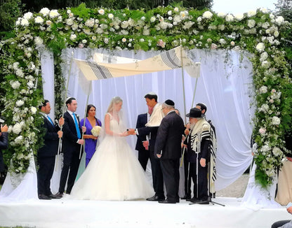 Chuppà silk tallit married