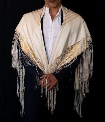 Gold large Tallit front