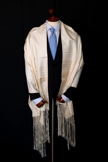 Colorful Tallit gold stand