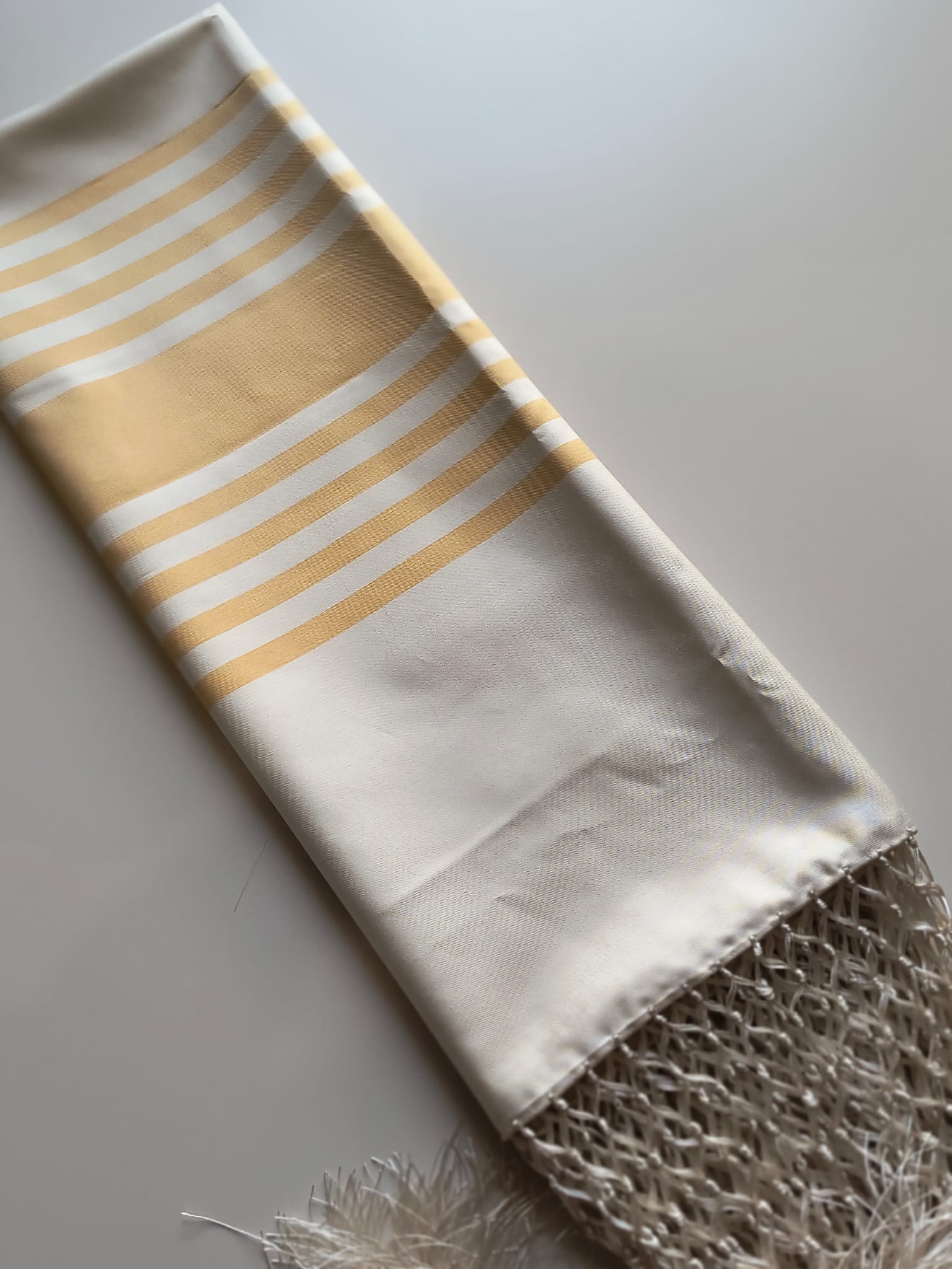 Colorful Tallit front opaque gold